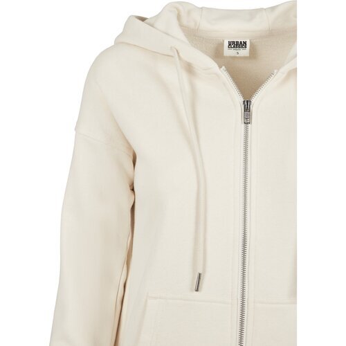 Urban Classics Ladies Organic Terry Zip Hoody whitesand S