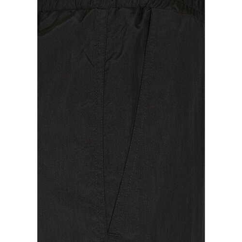 Urban Classics Ladies Shiny Crinkle Nylon Zip Pants black 4XL