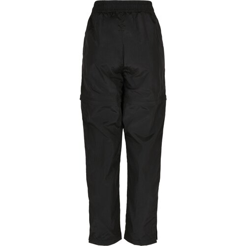 Urban Classics Ladies Shiny Crinkle Nylon Zip Pants black XS