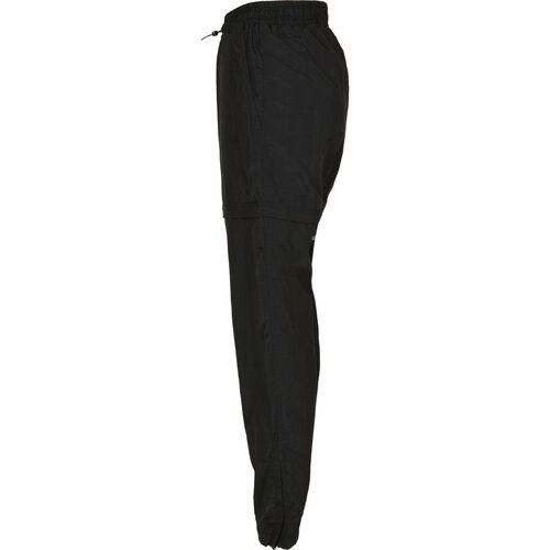 Urban Classics Ladies Shiny Crinkle Nylon Zip Pants black XS