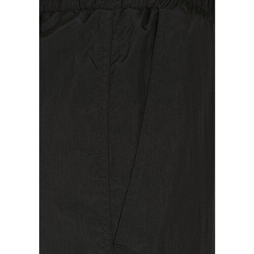 Urban Classics Ladies Shiny Crinkle Nylon Zip Pants black XS