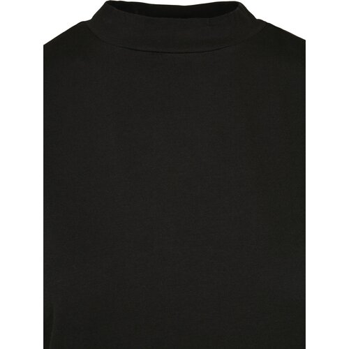 Urban Classics Ladies Oversized Cut On Sleeve Viscose Tee black 5XL