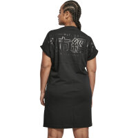 Urban Classics Ladies Cut On Sleeve Printed Tee Dress