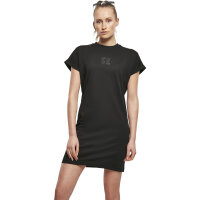 Urban Classics Ladies Cut On Sleeve Printed Tee Dress