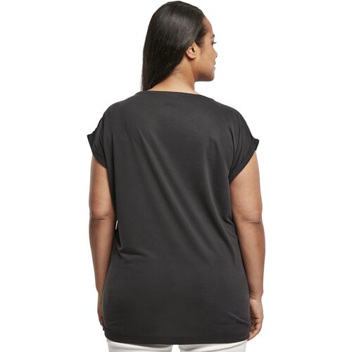 Urban Classics Ladies Modal Extended Shoulder Tee black 3XL