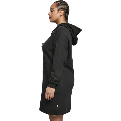 Urban Classics Ladies Organic Oversized Terry Hoody Dress black 3XL