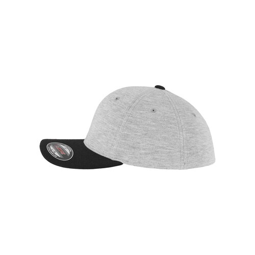 Flexfit Double Jersey 2-Tone Cap grey-black L/XL