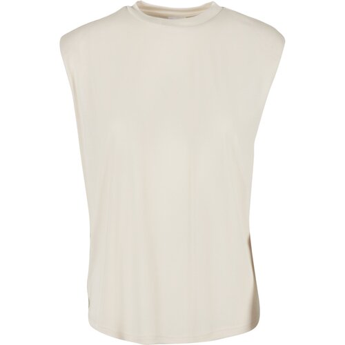 Urban Classics Ladies Modal Padded Shoulder Tank whitesand S