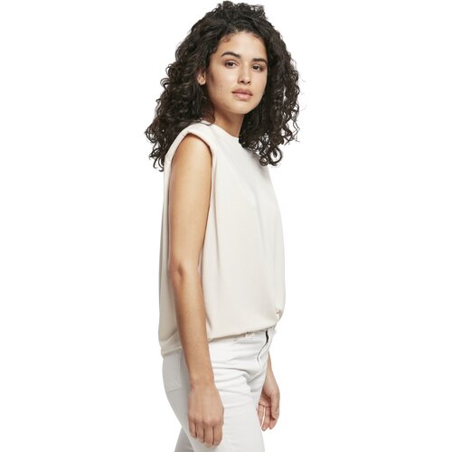 Urban Classics Ladies Modal Padded Shoulder Tank whitesand S