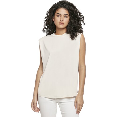 Urban Classics Ladies Modal Padded Shoulder Tank whitesand S