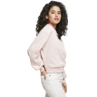 Urban Classics Ladies Oversized Color Melange Crewneck pink melange XL