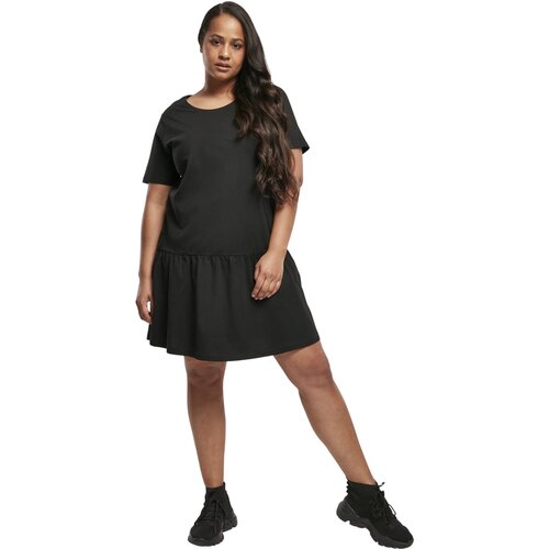 Urban Classics Ladies Valance Tee Dress black 4XL