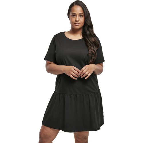 Urban Classics Ladies Valance Tee Dress black 4XL