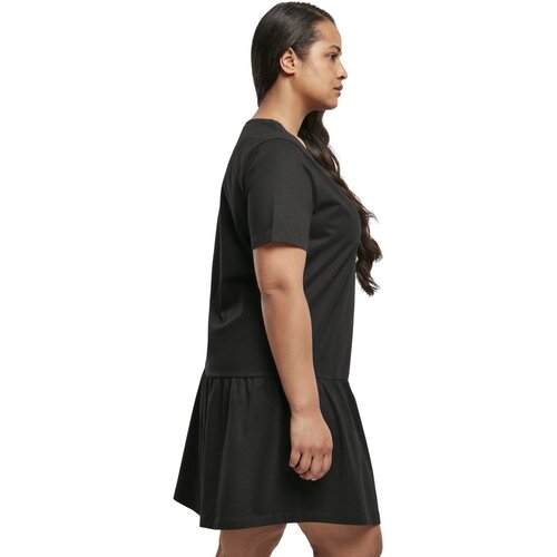 Urban Classics Ladies Valance Tee Dress black 4XL