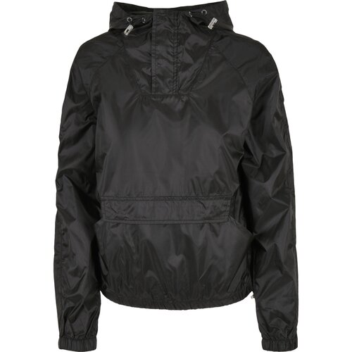 Urban Classics Ladies Transparent Light Pull Over Jacket black 3XL