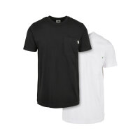 Urban Classics Organic Cotton Basic Pocket Tee 2-Pack