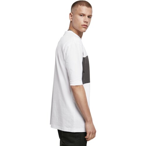 Urban Classics Big Double Pocket Tee white/asphalt XL