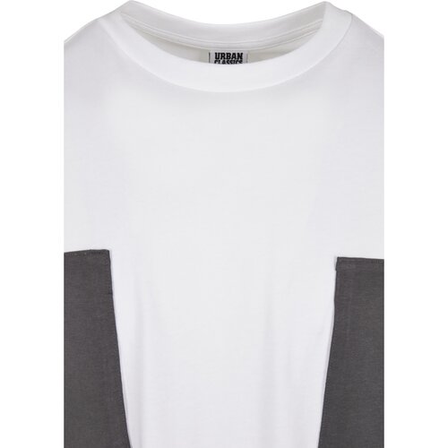 Urban Classics Big Double Pocket Tee white/asphalt XL