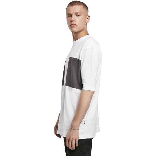 Urban Classics Big Double Pocket Tee white/asphalt XL