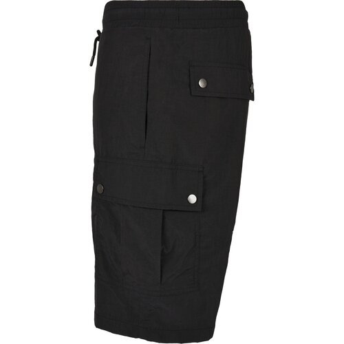 Urban Classics Nylon Cargo Shorts black 4XL