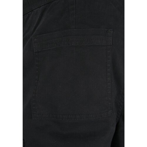 Urban Classics Drawstring Cargo Shorts black 3XL