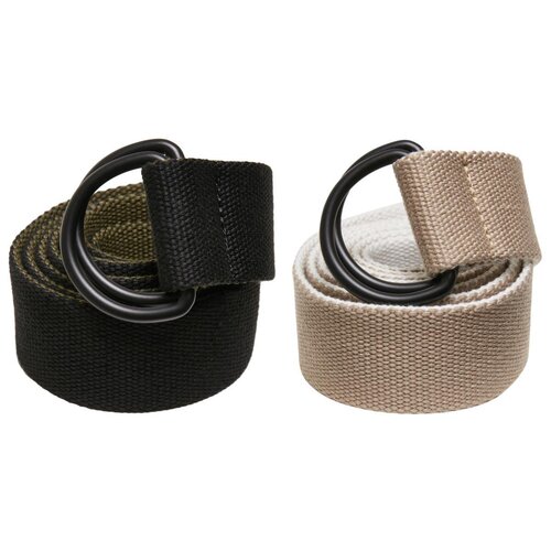 Urban Classics Easy D-Ring Belt 2-Pack