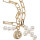 Urban Classics Pearl Cross Layering Necklace