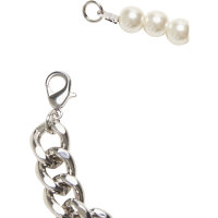 Urban Classics Pearl Flat Chain Bracelet