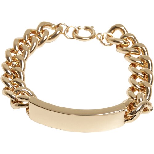 Urban Classics Plate Bracelet gold S/M