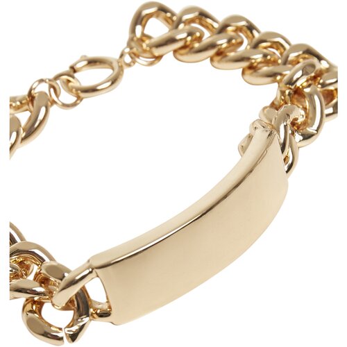 Urban Classics Plate Bracelet gold S/M