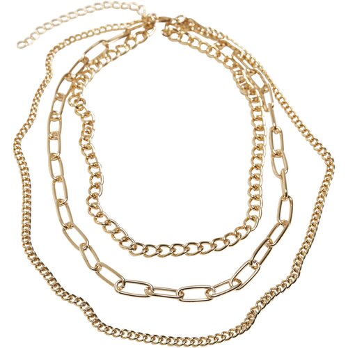 Urban Classics Layering Chain Necklace gold one size
