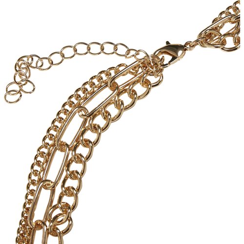 Urban Classics Layering Chain Necklace gold one size