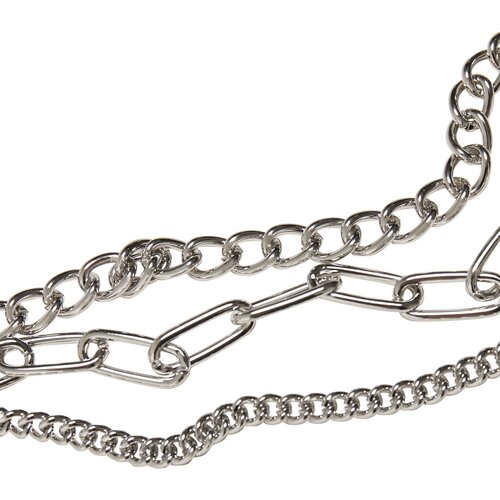 Urban Classics Layering Chain Necklace silver one size