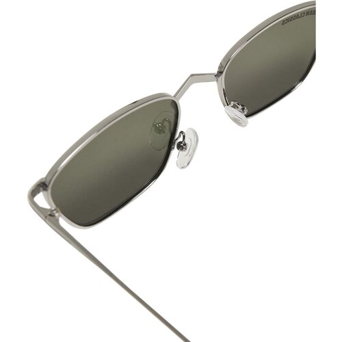 Urban Classics Sunglasses Kalymnos With Chain silver/green one size