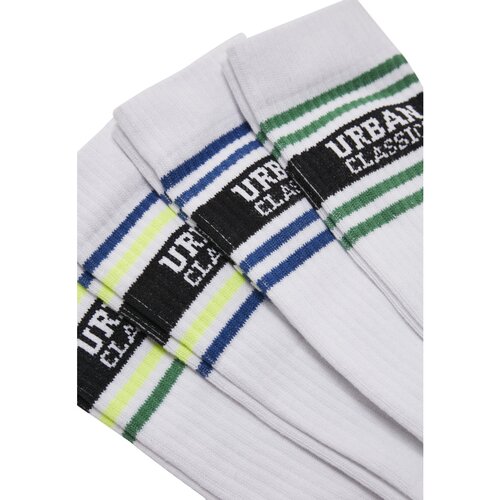 Urban Classics Logo Stripe Socks 4-Pack