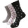 Urban Classics Recycled Yarn Flower Socks 3-Pack