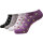 Urban Classics Recycled Yarn Flower Invisible Socks 4-Pack