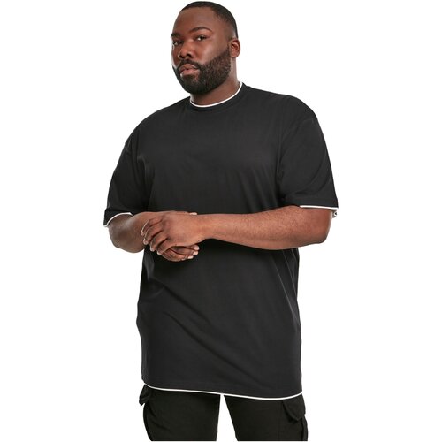 Urban Classics Contrast Tall Tee blk/wht XXL