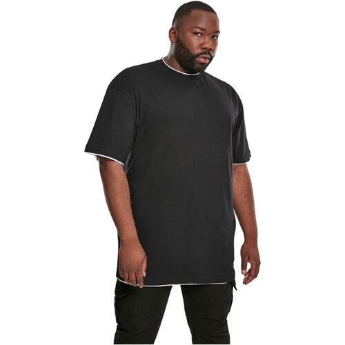 Urban Classics Contrast Tall Tee blk/wht XXL