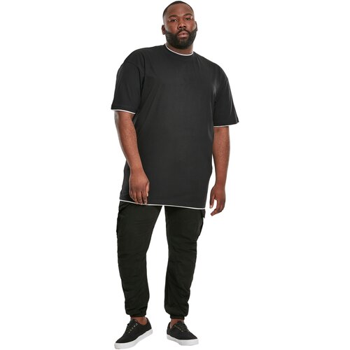 Urban Classics Contrast Tall Tee blk/wht XXL