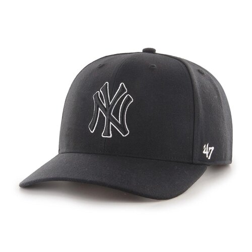 47 Brand MLB New York Yankees Cold Zone 47 MVP DP Snapback Cap Black/black/white
