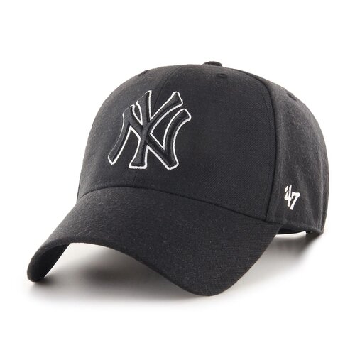47 Brand MLB New York Yankees 47 MVP Snapback Cap Black black/white