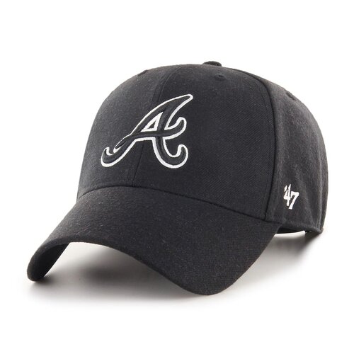 47 Brand MLB Atlanta Braves 47 MVP SNAPBACK Cap black