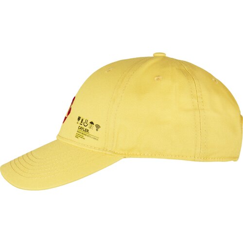 Cayler & Sons C&S Iconic Peace Curved Cap yellow/mc one size