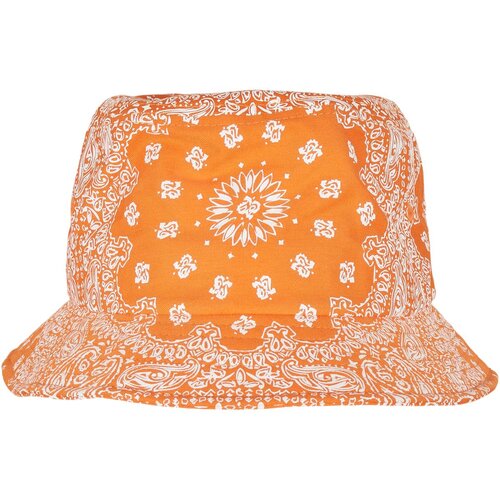 Flexfit Bandana Print Bucket Hat orange one size