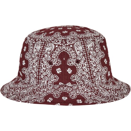 Flexfit Bandana Print Bucket Hat cherry/white one size