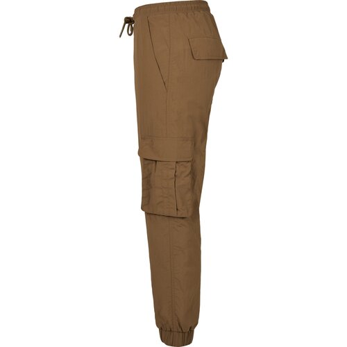 Urban Classics Ladies High Waist Crinkle Nylon Cargo Pants midground XS