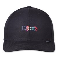 Djinns 6 Panel Snapback Cap TrueFit 2.0 Lappy black