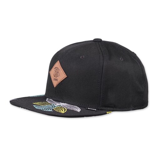 Djinns 6 Panel Snapback Cap CP Emboflow Rev. black