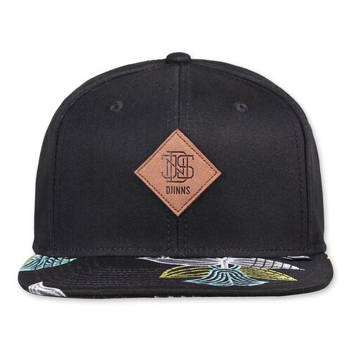 Djinns 6 Panel Snapback Cap CP Emboflow Rev. black